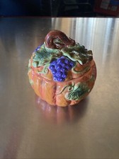 Ceramic pumpkin jar for sale  Littleton