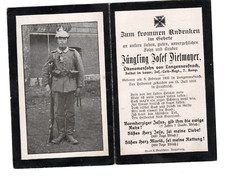Sterbebild wk1 soldat gebraucht kaufen  Günzburg