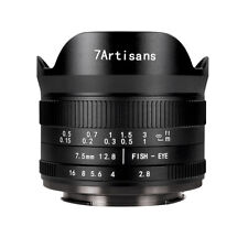 Usado, 7Artisans Fisheye 7.5mm F2.8 II ED para câmera Sony E (Sony α, APS-C) =Preto= comprar usado  Enviando para Brazil