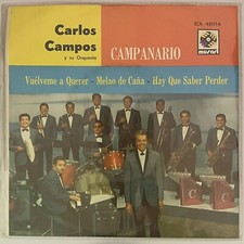 Usado, CARLOS CAMPOS Y SU ORQUESTA - CAMPANARIO - 1968 MEXICAN 7" EP PS, DANZON comprar usado  Enviando para Brazil