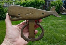 Vintage brass whale for sale  Fall River