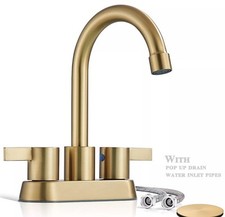 Brushed gold bathroom for sale  Kissimmee