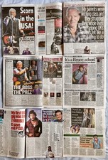 Bruce springsteen newspaper for sale  ASHBY-DE-LA-ZOUCH