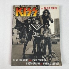 KISS The Early Years Gene Simmons Paul Stanley Waring Abbott Photo Book Rare, usado comprar usado  Enviando para Brazil