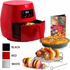 Fritadeira a ar Deco Chef 5,8 QT elétrica digital cozinha saudável e rápida - escolha a cor comprar usado  Enviando para Brazil