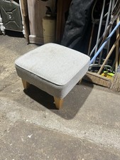 Linen fabric footstool for sale Linen fabric footstool for sale  IPSWICH