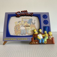 Moldura para foto de TV The Simpsons sofá retrato de família Universal Studios 2014 rara, usado comprar usado  Enviando para Brazil