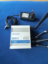Teltonika RUTX11 Dual-SIM, VPN, 4 x Gig.Eth, WLAN, BT LE, przemysłowy router CAT6, używany na sprzedaż  Wysyłka do Poland
