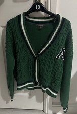 Knitted green cardigan for sale  SUTTON COLDFIELD
