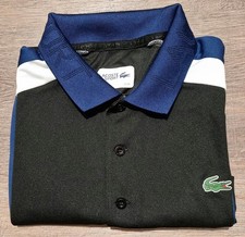 Camisa polo Lacoste Sport manga curta ultra seca respirável DH9461 média, usado comprar usado  Enviando para Brazil