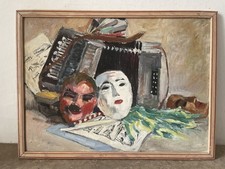 Tableau peinture masques d'occasion  Argenteuil