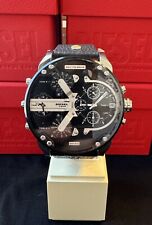 Novo Relógio Masculino Diesel DZ7313 Cronógrafo Mr Daddy 2.0 Pulseira de Couro Preto, usado comprar usado  Enviando para Brazil