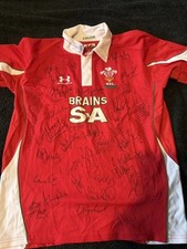 Signed wales rugby for sale  BLACKWOOD