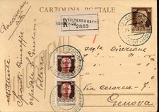 Cartolina postale vinceremo usato  Italia