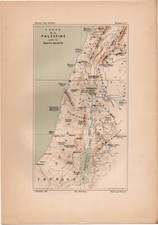 1882 carte palestine usato  Bagnone