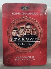 Stargate SG-1 Temporada 4 + Estojo de Lata de Colecionador DVD Ficção Científica, Conjunto de Caixa de Metal Região 4 comprar usado  Enviando para Brazil