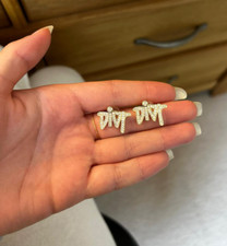Gold dior earrings for sale  COTTINGHAM