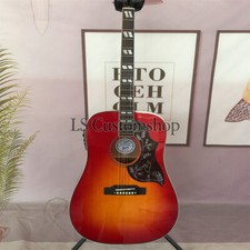 Guitarra elétrica acústica Cherry Sunburst Hummingbird tipo D topo de abeto com equalizador 301 comprar usado  Enviando para Brazil