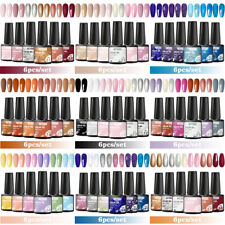 MTSSII 6 cores esmalte em gel UV embeber lantejoulas verniz em gel kit faça você mesmo nail art comprar usado  Enviando para Brazil