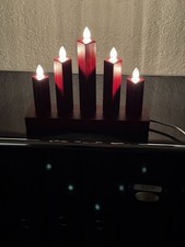 Schwedenleuchter holz rot gebraucht kaufen  Neuwied