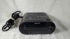 Usado, Rádio despertador duplo Sony Dream Machine AM FM modelo ICF-C218 conjunto automático de tempo comprar usado  Enviando para Brazil