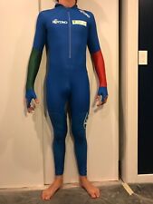 patinação de velocidade Skinsuit de borracha de corpo inteiro skinsuit speedsuit Itália Equipe Italiana comprar usado  Enviando para Brazil