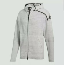 Jaqueta Adidas Z.N.E Prime HD masculina com zíper completo cinza claro CF0636 US$ 180 tamanho GG comprar usado  Enviando para Brazil