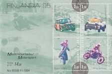 Folha de selo 1995 Rally Mini Motocross Trial Bike Motorsport Finlandia em perfeito estado, sem marca de charneira comprar usado  Enviando para Brazil