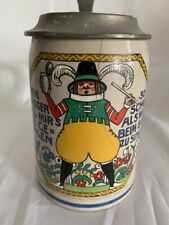 Jugendstil bierkrug steinzeug gebraucht kaufen  München