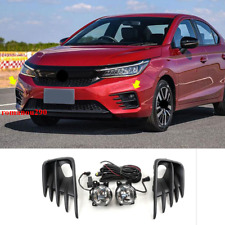Lâmpada LED para Honda City 2019-2020 luz de neblina com interruptor de fiação kit moldura comprar usado  Enviando para Brazil