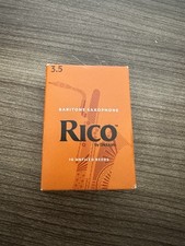 Palhetas de saxofone barítono Rico by D'addario não arquivadas - 10 por caixa, usado comprar usado  Enviando para Brazil