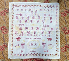 Old marquoir alphabet d'occasion  Expédié en Belgium