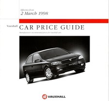 Vauxhall 1998 price for sale  PRENTON