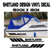 Custom shetland decal for sale  LITTLEHAMPTON