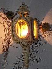 Antiguo Farol Cerámica, Farol Aplique de Pared, Cerámica de Manises, Cerámica comprar usado  Enviando para Brazil