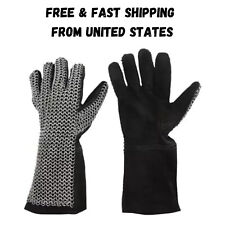 Aluminum chainmail gloves for sale  USA