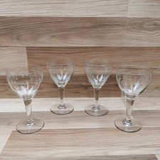 Vintage floral etched for sale  TAUNTON