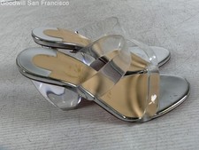 Saltos femininos Entrupy autenticados certificado de autenticidade Christian Louboutin Itália slide transparente 35 comprar usado  Enviando para Brazil