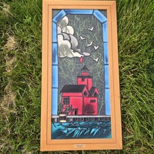 Stained glass framed for sale  Findlay