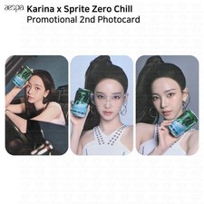 2º cartão fotográfico promocional Aespa Karina x Sprite Zero Chill KPOP K-POP comprar usado  Enviando para Brazil