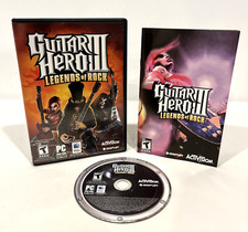GUITAR HERO III LEGENDS OF ROCK PC DVD-ROM CONJUNTO COMPLETO 2007 ACTIVISION ASPYR comprar usado  Enviando para Brazil