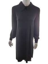 ZARA BASIC Rozmiar 40 Czarna Sweter Midi Sukienka Długi rękaw na sprzedaż  PL