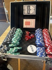Poker set lockable for sale  UK