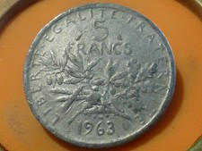 Francs semeuse 1963 d'occasion  Pont-de-l'Arche
