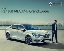 Używany, 2017 MY Renault Megane Grand Coupe 12 / 2016 catalogue brochure Czech tcheque na sprzedaż  PL