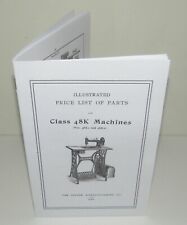 Máquina de costura Singer 48K lista de peças reprodução manual ilustrada comprar usado  Enviando para Brazil