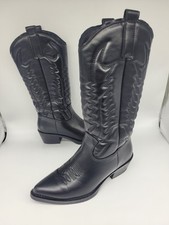 Cowboy boots black for sale  DEREHAM