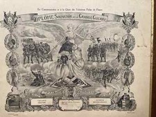 Lot diplômes souvenir d'occasion  Dun-sur-Meuse
