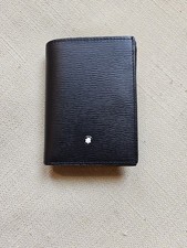 Carteira Montblanc preta grão 4810 couro porta-cartão mini 4cc Itália - Nova, usado comprar usado Carteira Montblanc preta grão 4810 couro porta-cartão mini 4cc Itália - Nova, usado comprar usado  Enviando para Brazil