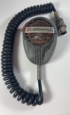 Microfone Motorola antigo de metal 12E com conector de 4 pinos comprar usado  Enviando para Brazil